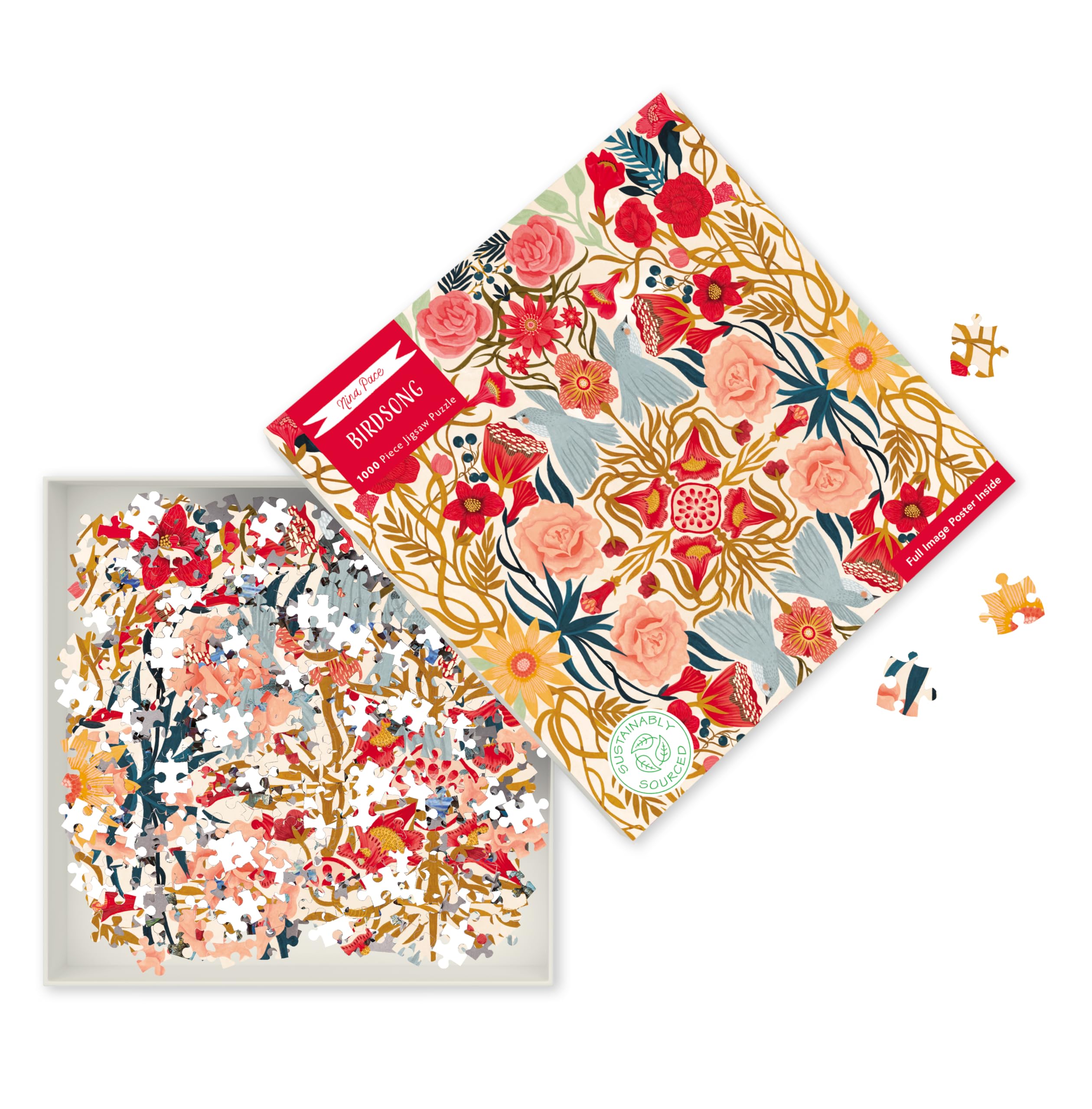 Amazon.com: Adult Sustainable Jigsaw Puzzle Nina Pace: Birdsong