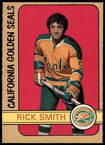 1972 O-Pee-Chee # 284 In Action Rick Smith California Golden Seals (Hockey Card) VGEX Golden Seals