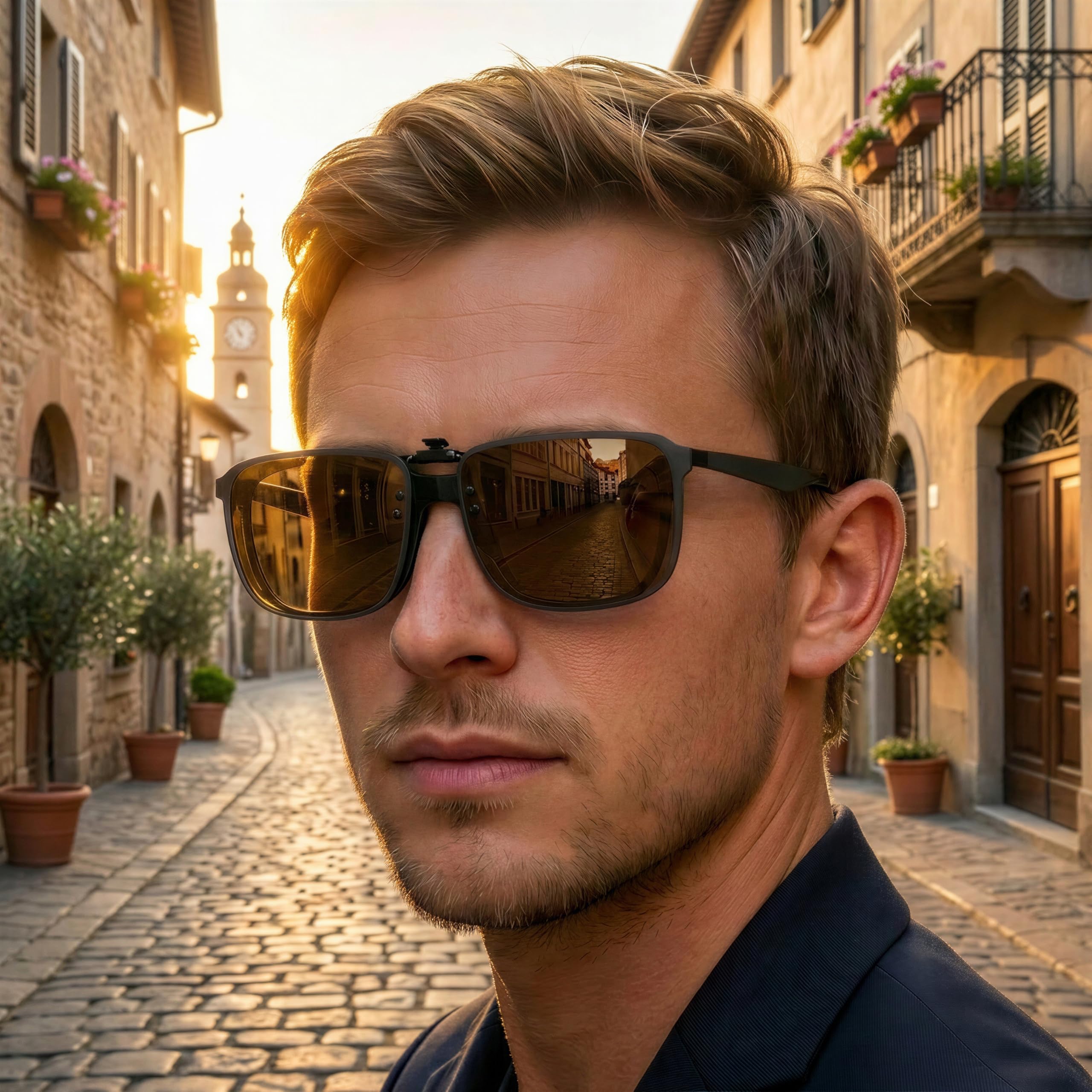 Clip Polaryzowane okulary przeciwsłoneczne, wysuwane i ultralekkie, okulary przeciwsłoneczne, klips przeciwsłoneczny, dla mężczyzn, kobiet, 100% anty-UV, certyfikat CE