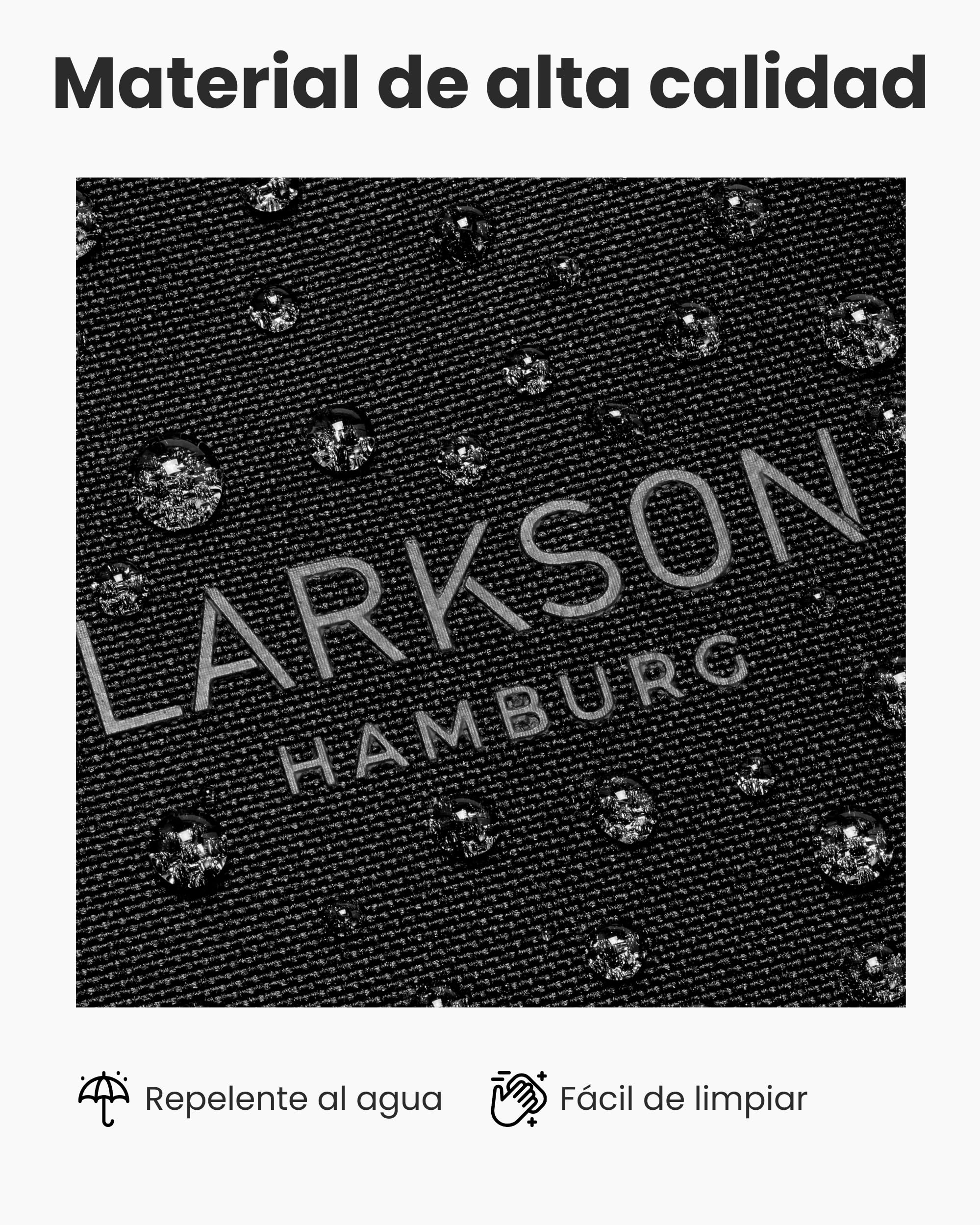 Larkson Bolsa de Transporte para Perros Negro - Frida - Bolso Bandolera Plegable para Perros y Gatos Pequeños y Mediano de hasta 10 kg - Transportin Mascotas - Cesta para Llevar de Viaje