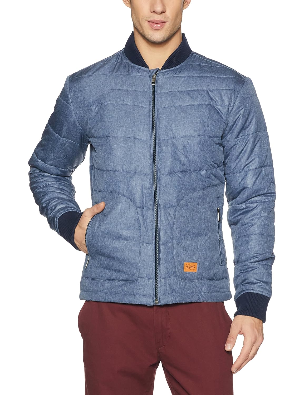 Buy Jack & Jones Men's Jacket (12121298_Navy Blazer_Small) at Amazon.in