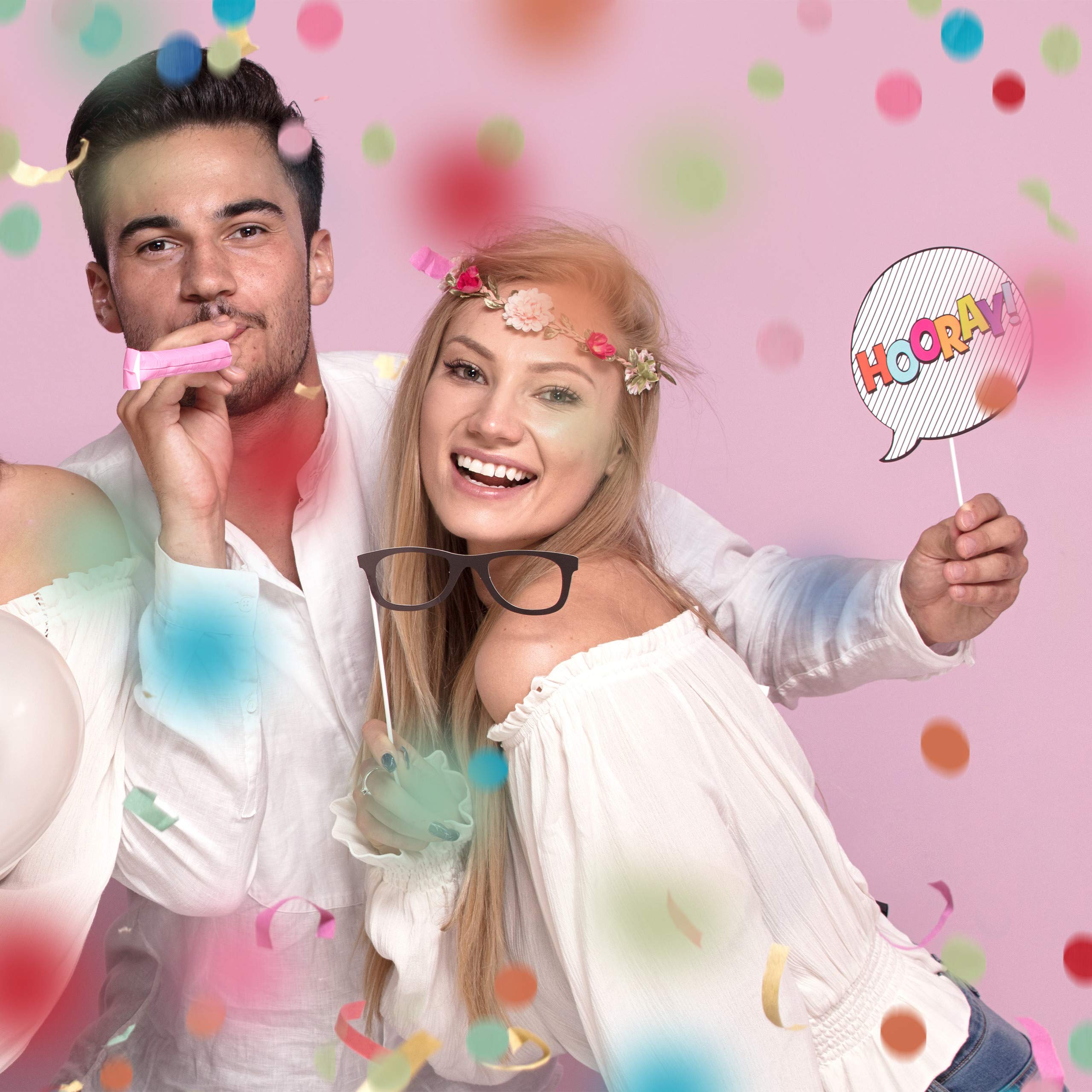 5 Sparacoriandoli A Farfalle Bianche - Altezza 6-8m Per Matrimoni E Feste - Foto 3