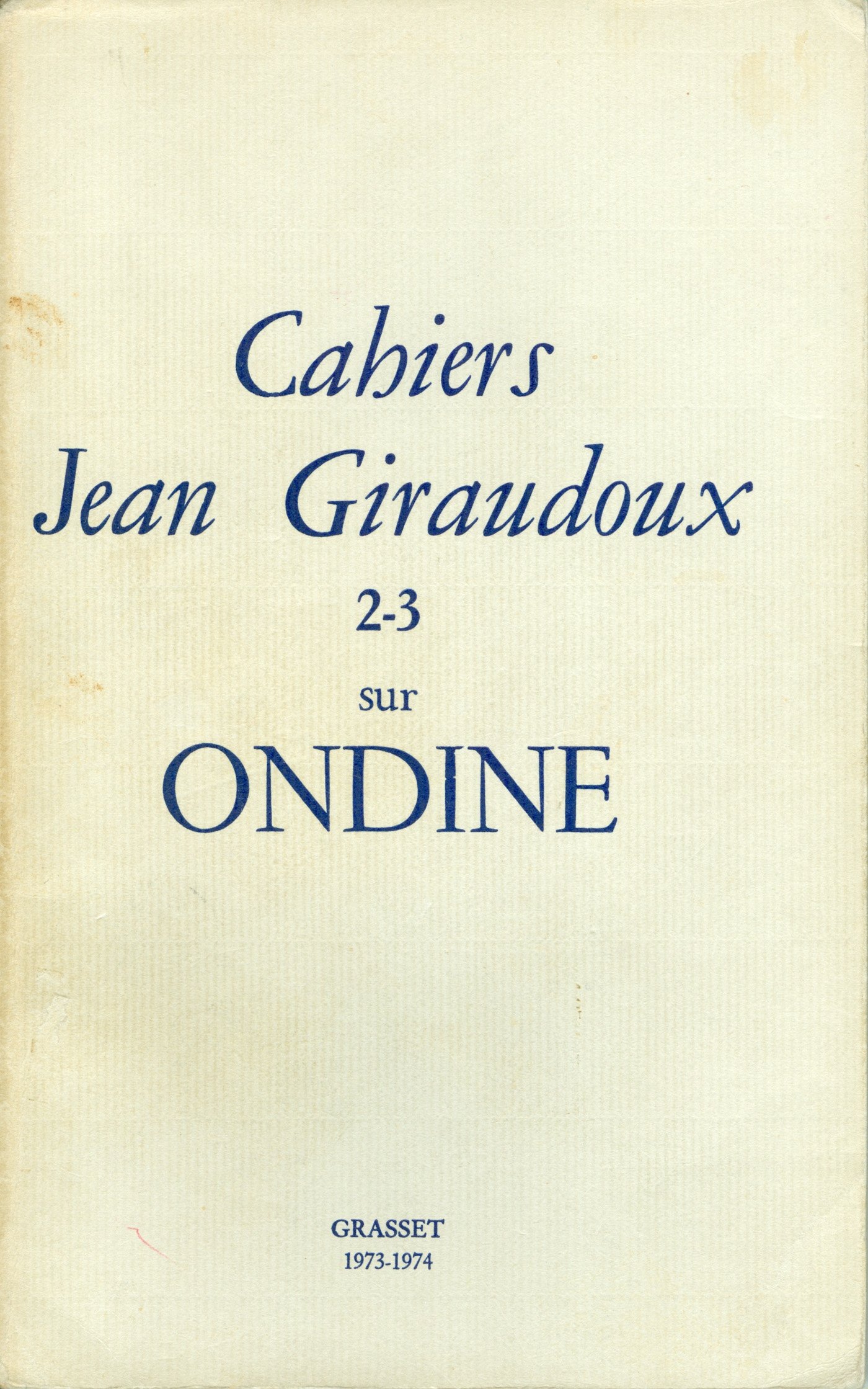 Cahiers numero 2-3 (French Edition)