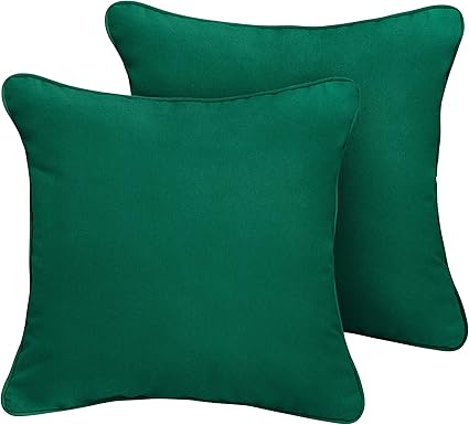forest green throw pillow