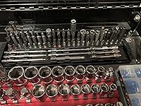 Vista 7 de MLTOOLS Bit Boss - Organizador universal para brocas, fabricado en Estados Unidos, almacena hasta 90 puntas, se puede utilizar horizontal