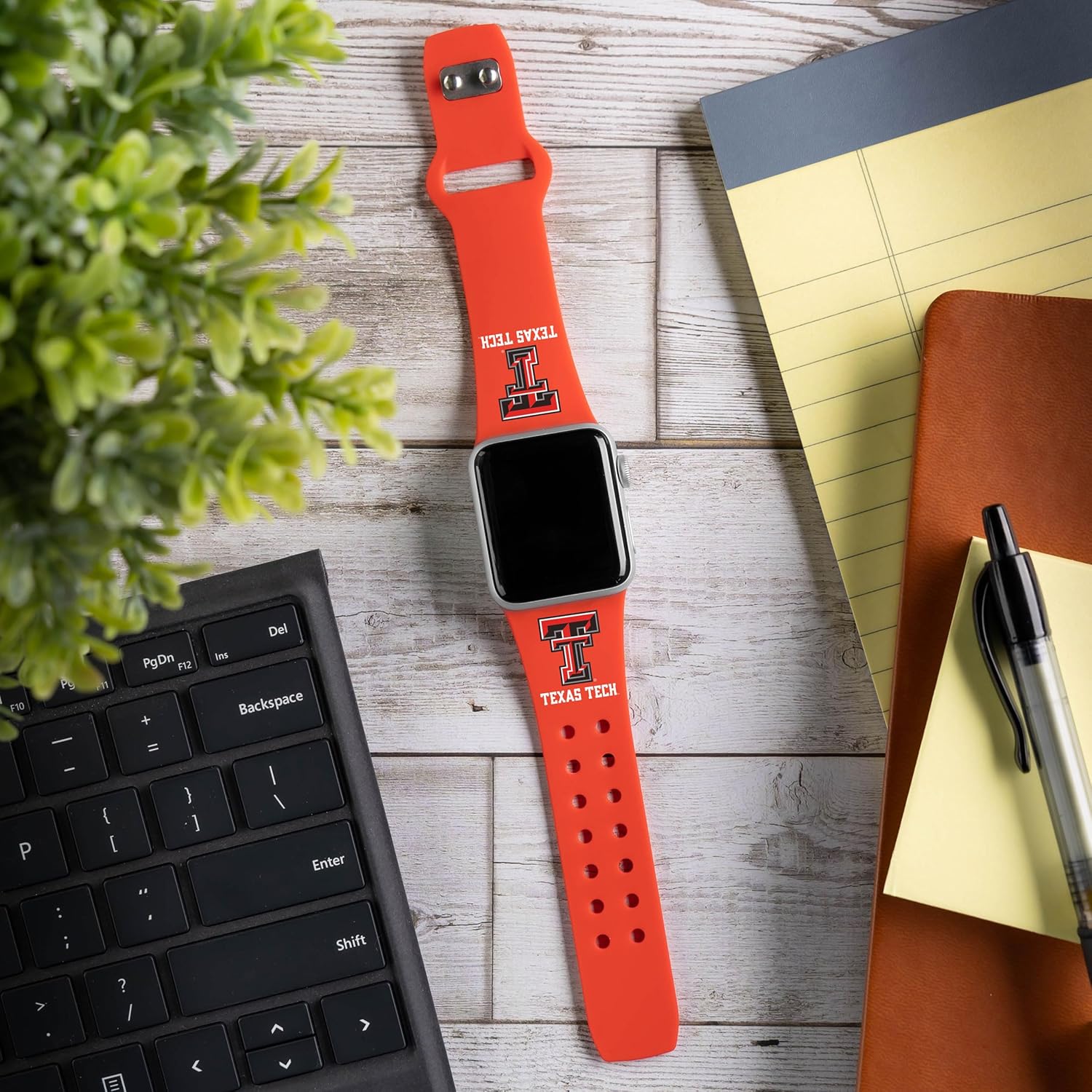 Affinity Bands Texas Tech Red Raiders HD NCAA Watch Band Compatible with Apple Watch - All Series