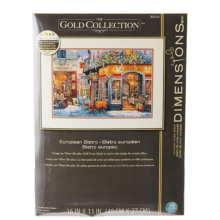 Buy Dimensions Gold Collection Counted Cross Stitch Kit, European