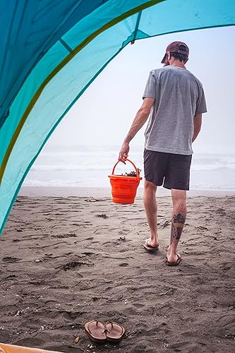 Miniatura 3 de UST FlexWare - Cubo plegable con diseño fuerte, flexible, compacto, sin BPA y mango resistente para senderismo, mochileros, camping y supervivencia