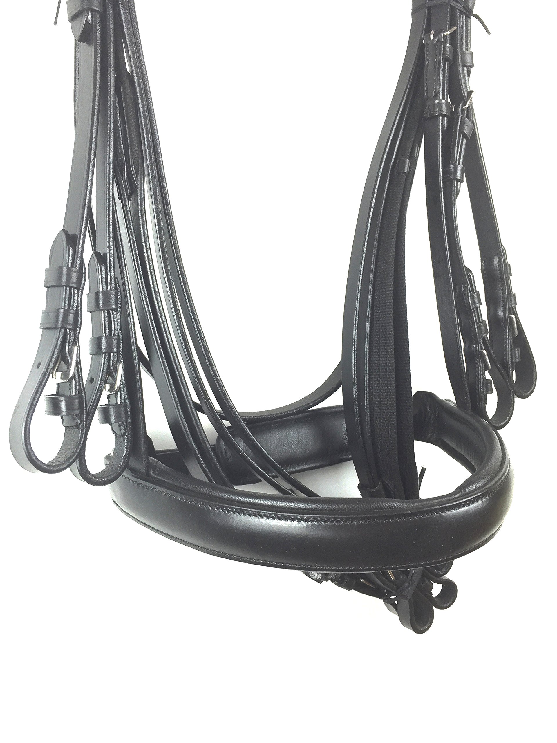 Cavezza Svedese GS Reitsports - Con Sgambatura E Albero Neridiano, Imbottitura Morbida - Foto 3