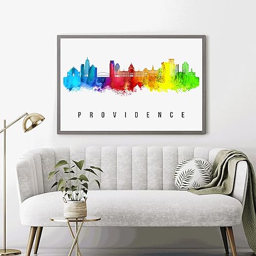 Vista 78 de Póster de Fargo Skyline Dakota del Norte, pintura de paisaje urbano de Dakota del Norte, póster de Fargo Dakota del Norte, impresión de paisaje