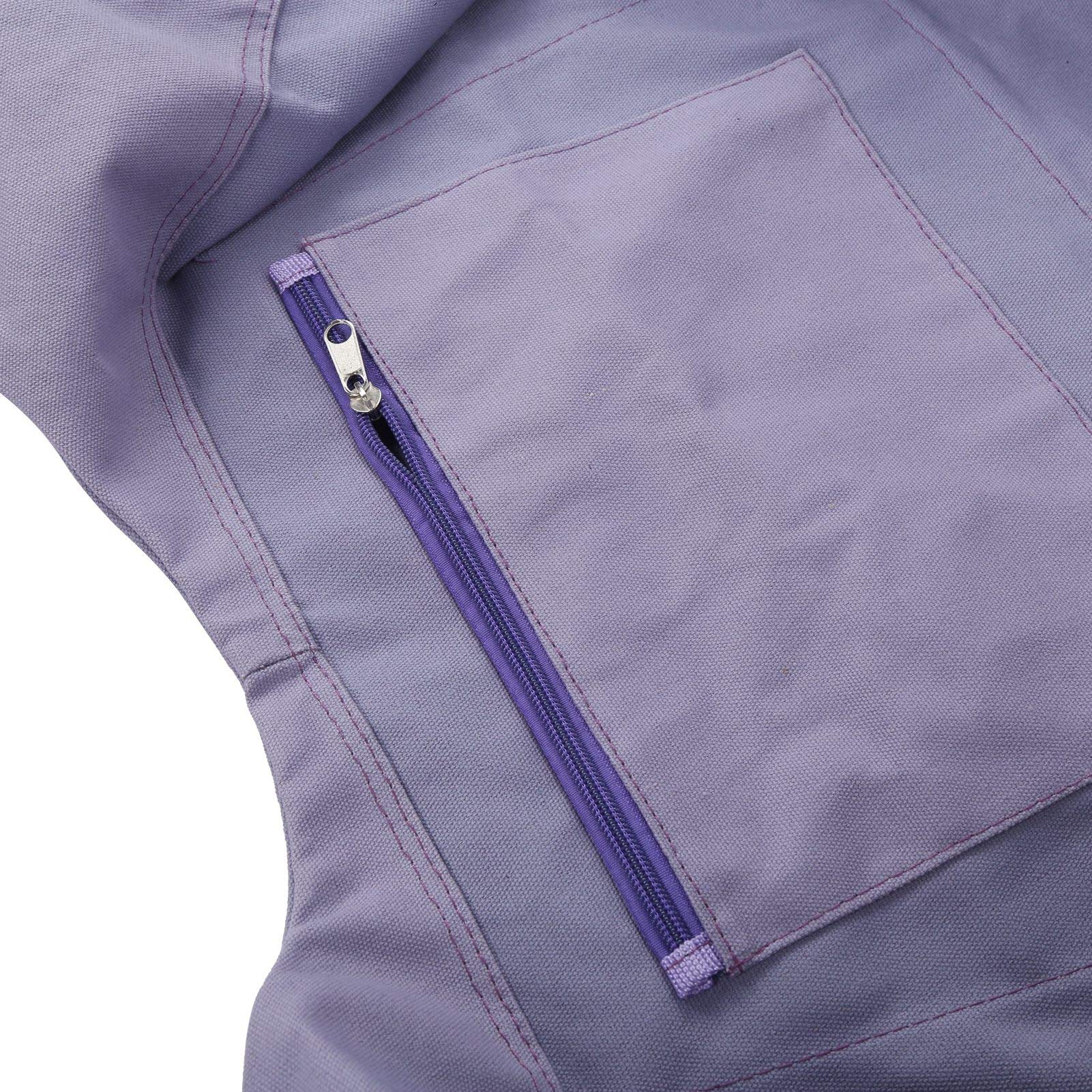 SOONHUA Supporto per tappetino da yoga,Yoga Mat Tote,Grande tappetino da yoga Sling Carrier con tasca laterale Accessorio Yoga, Viola, moda