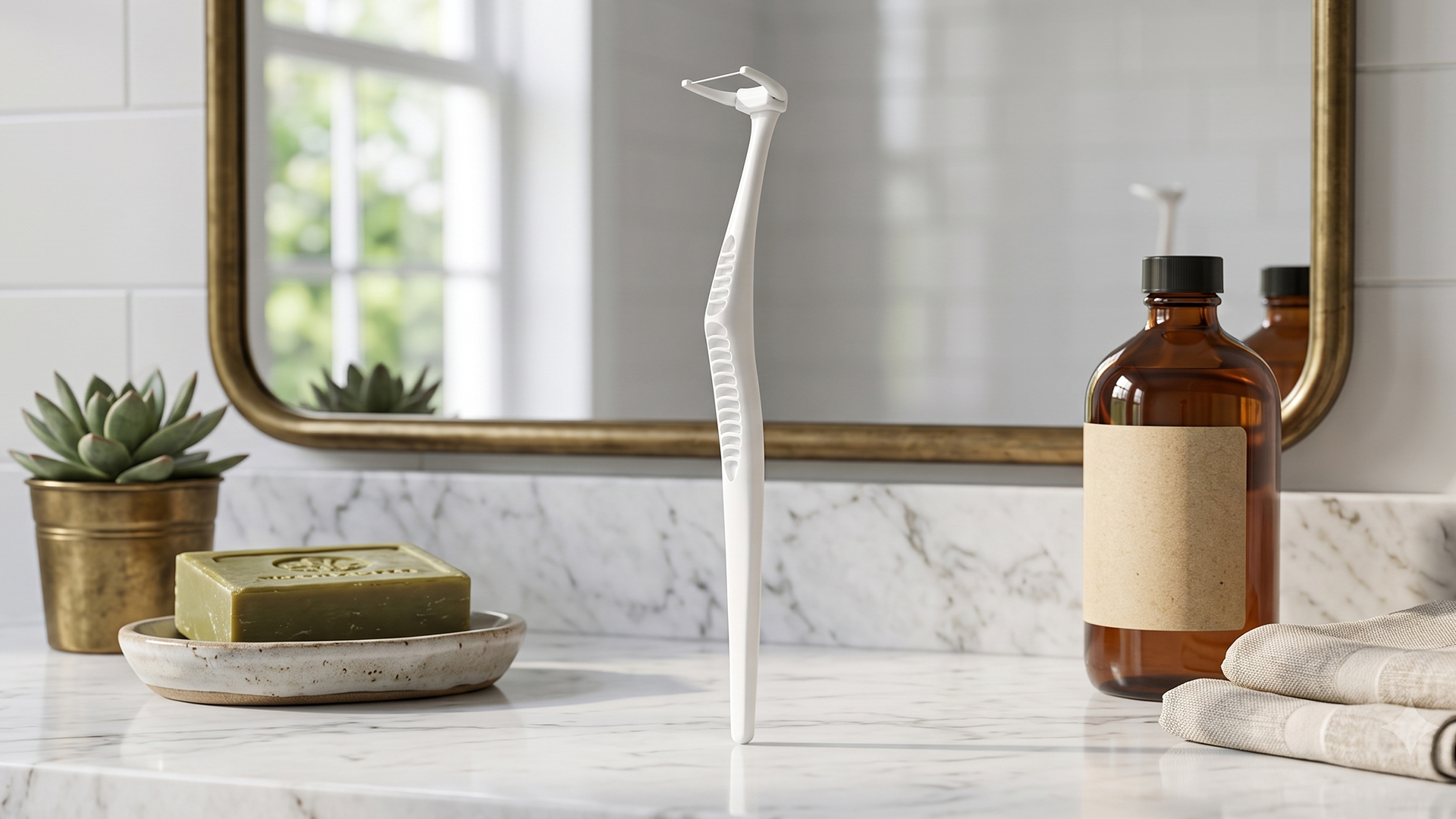 Amazon.com: RAZOKO Long Handle Dental Flosser Kit (2 White Handles