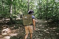 Vista 9 de LHI - Mochila táctica militar para hombres y mujeres de 45L. Mochila del ejército para asaltos de 3 días, mochila grande con sistema Molle