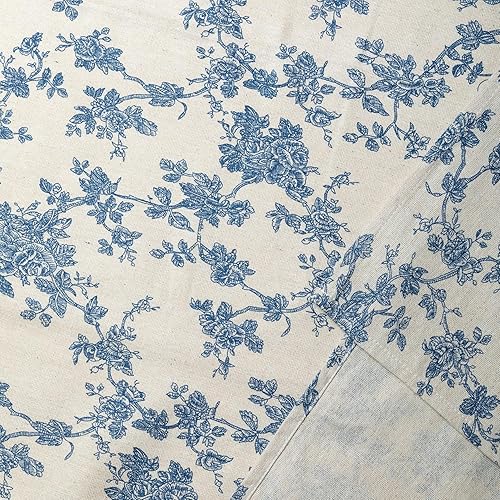 Miniatura 2 de YiHomer Pastoral Mantel  Mantel de tela de lino  Mantel lavable con antipolvo, resistente a las arrugas para restaurante, picnic, bistro, comedor