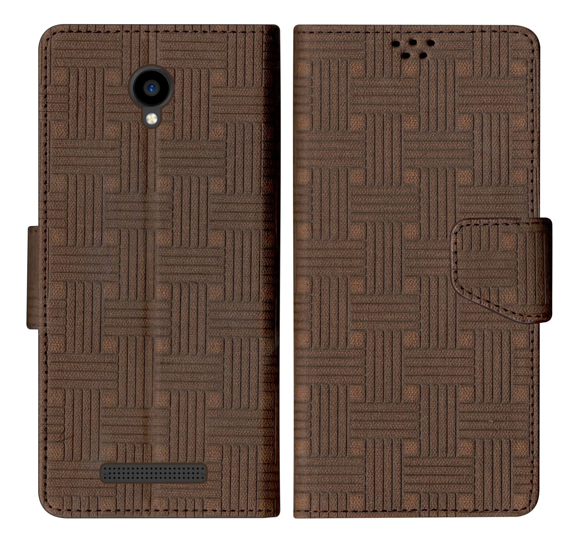 SBMS Panasonic Eluga i6 Flip Cover Back Cover Case with Magnatic Closure | Inbuilt Stand | Card & Money Pocket (Mat Brown) (B0CCMGPWFM) Amazon Price History, Amazon Price Tracker