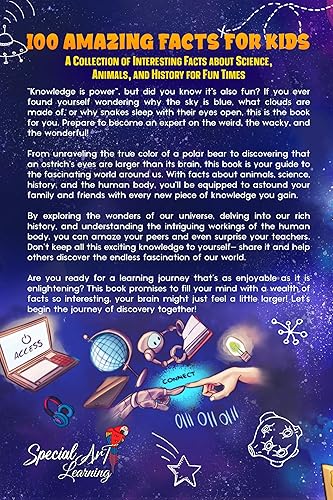 Miniatura 2 de 100 Amazing Facts for Kids A Collection of Interesting Facts about Science, Animals, and History for Fun Times