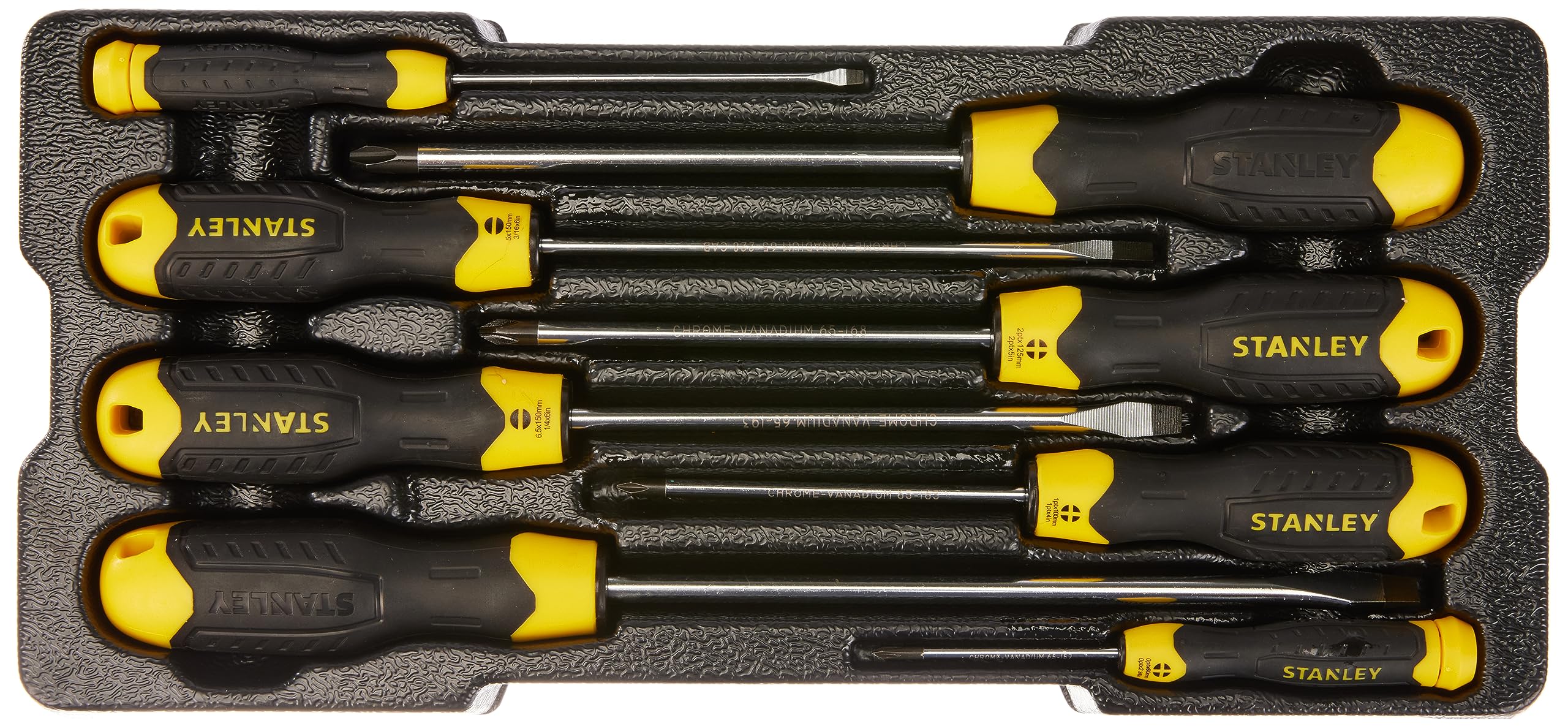 Stanley STMT1-74181 Modulo 8 Giraviti Cushion Grip Per Carrello Da Officina, Giallo/Nero-image