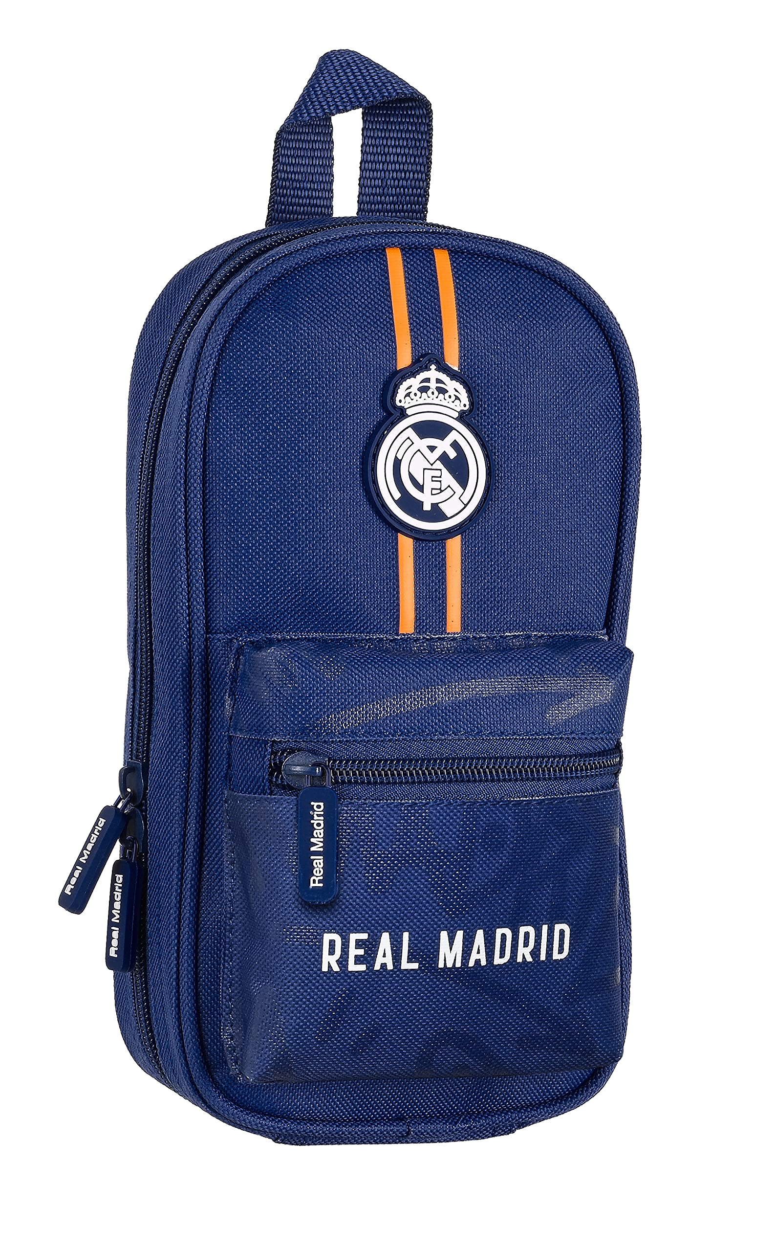 PLUMIER MOCHILA C/4 PORT.LLENOS REAL MADRID 2ª EQUIP.
