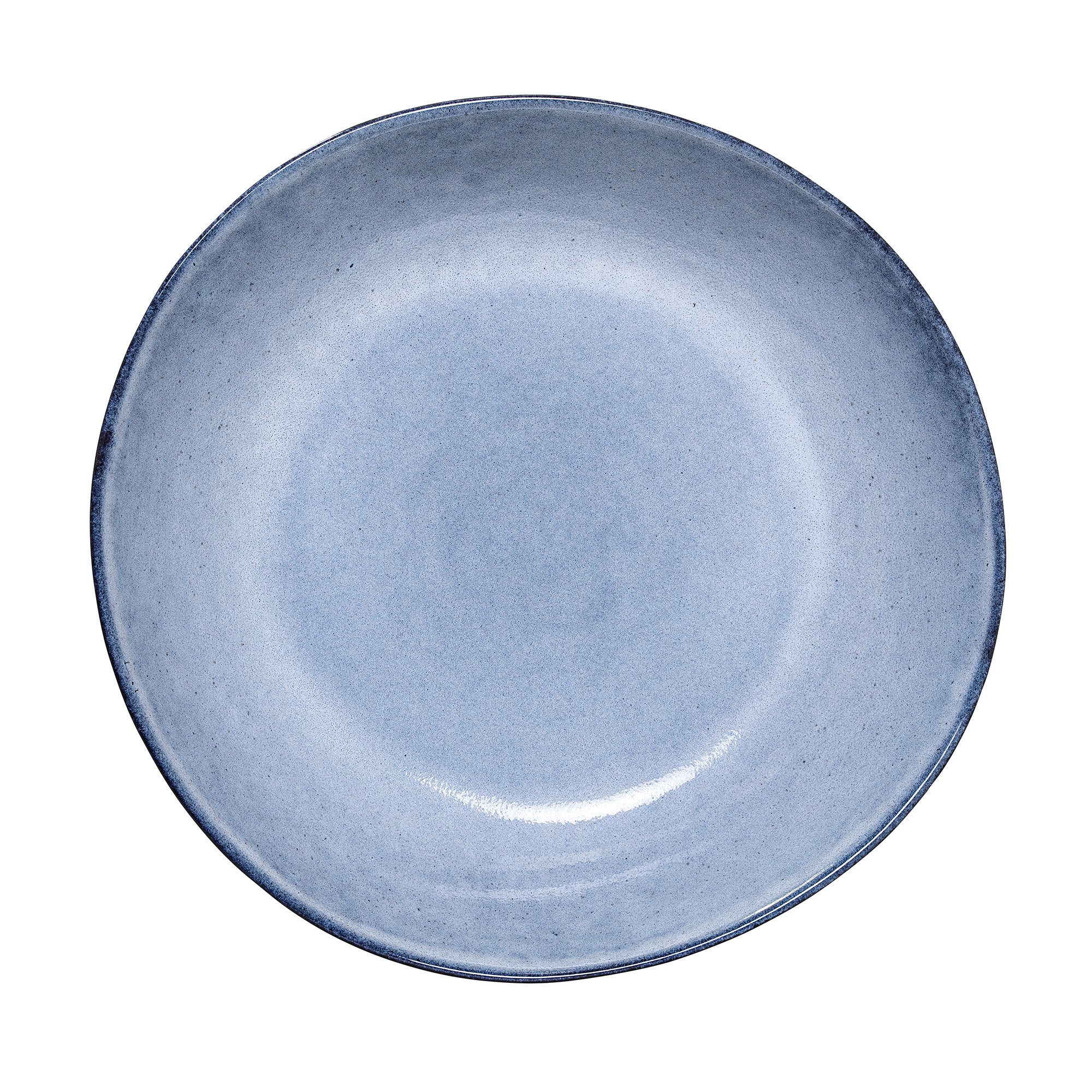Bloomingville Sandrine Plato sopero Alrededor Cerámica Azul - Cuencos (Plato sopero, Alrededor, Cerámica, Azul, 22 cm, 50 mm)