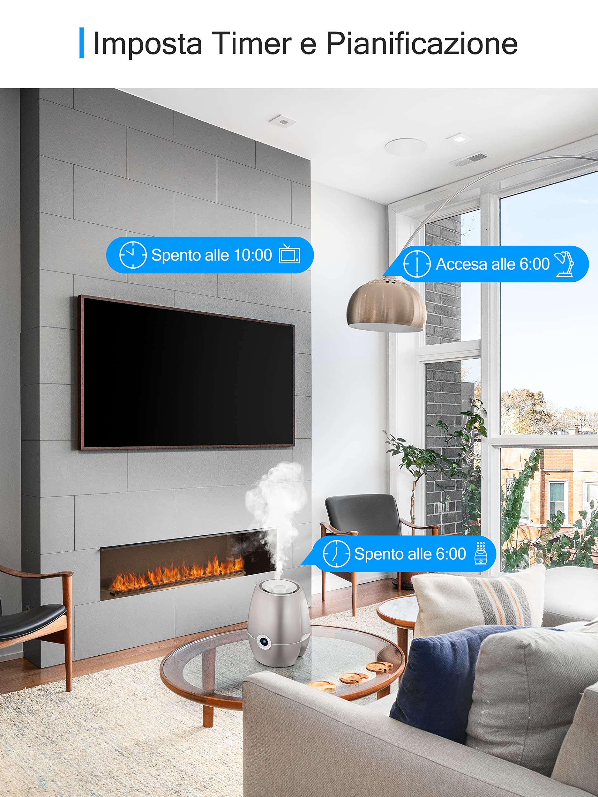 Presa Intelligente EIGHTREE Per Fotovoltaico Da Balcone | Monitoraggio Produzione 97% Accuratezza | Compatibile Alexa