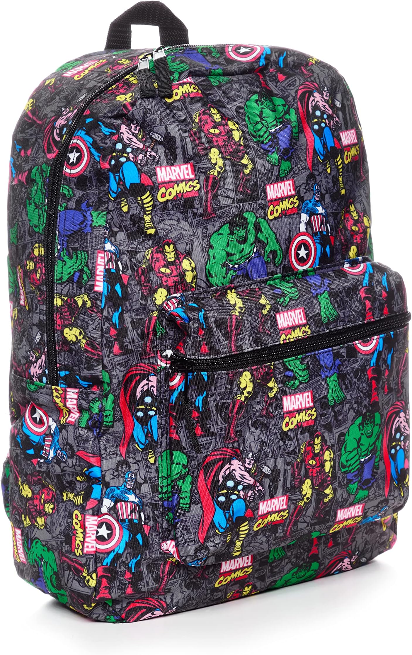 MarvelAvengers Official Backpack with Comic Style Design
