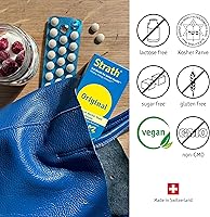 Vista 6 de Strath - Tabletas nutricionales de levadura - Vegetarianas, sin lactosa, sin aditivos artificiales, apoyo digestivo, absorción de nutrientes