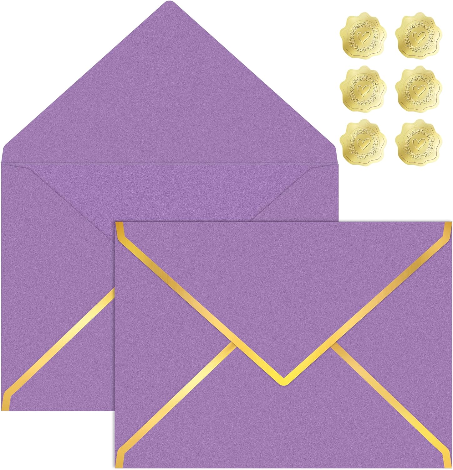 30 Pack 5x7 inch. Envelopes for Invitations,250g Colored