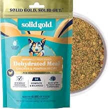 Solid Gold Dehydrated Chicken & Pumpkin Dog Food - Just Add Water Makes 4LB