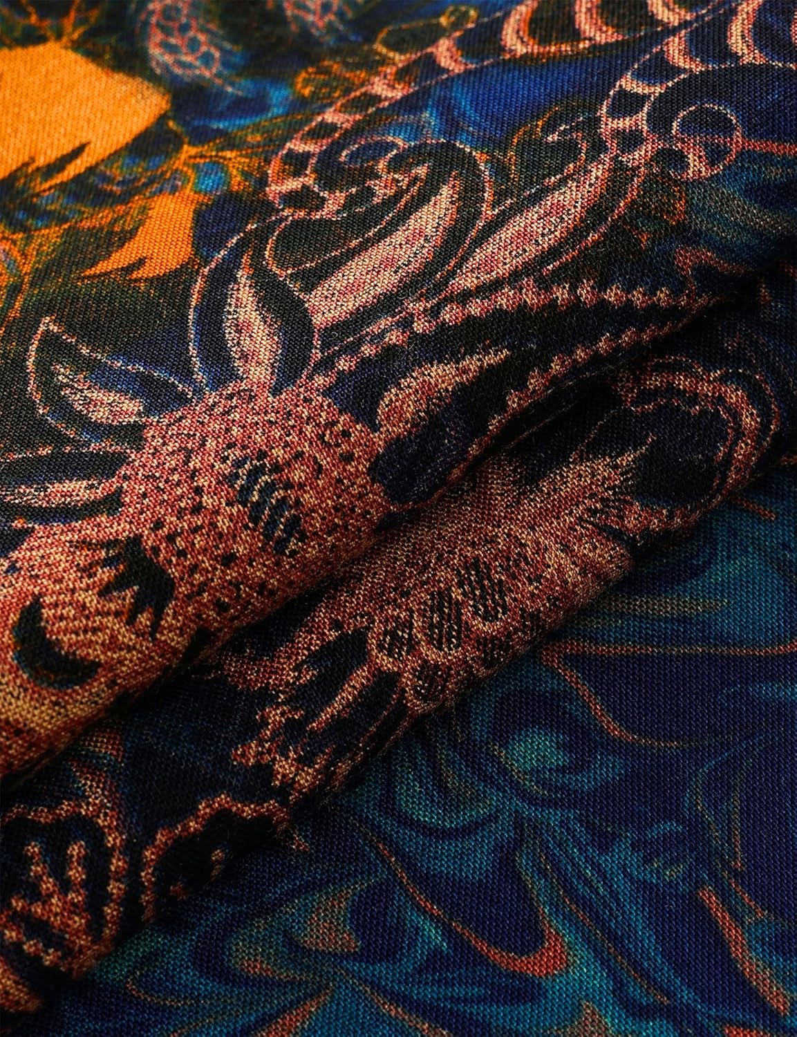 Mens Hawaiian Shirts Short Sleeve Casual Button Down Retro Shirts Beach Summer Shirt - Image 4