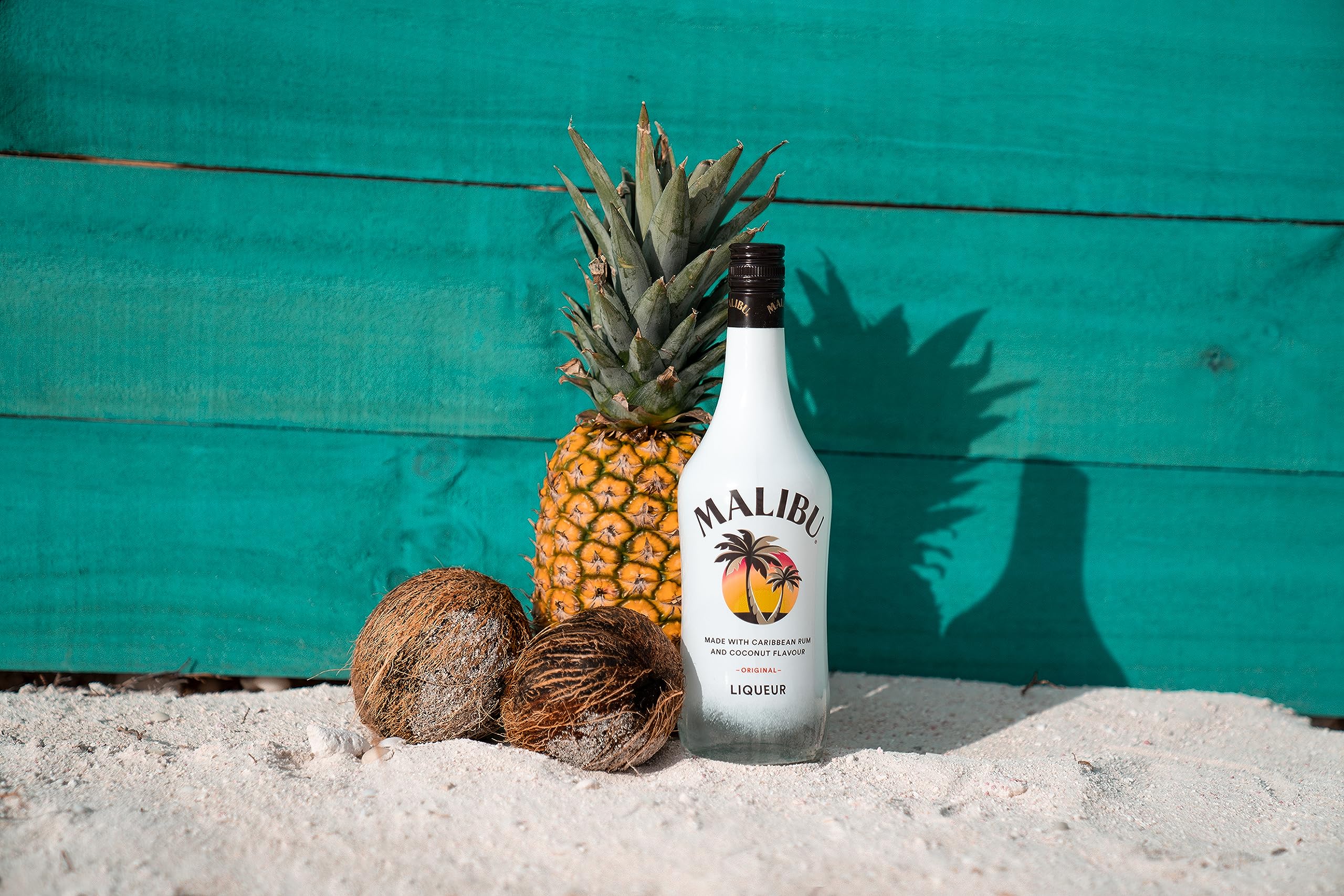 Malibu Kokosnusslikör 6er Set 0,7L (21% Vol) Caribbean Rum Coconut Liqueur- [Enthält Sulfite]