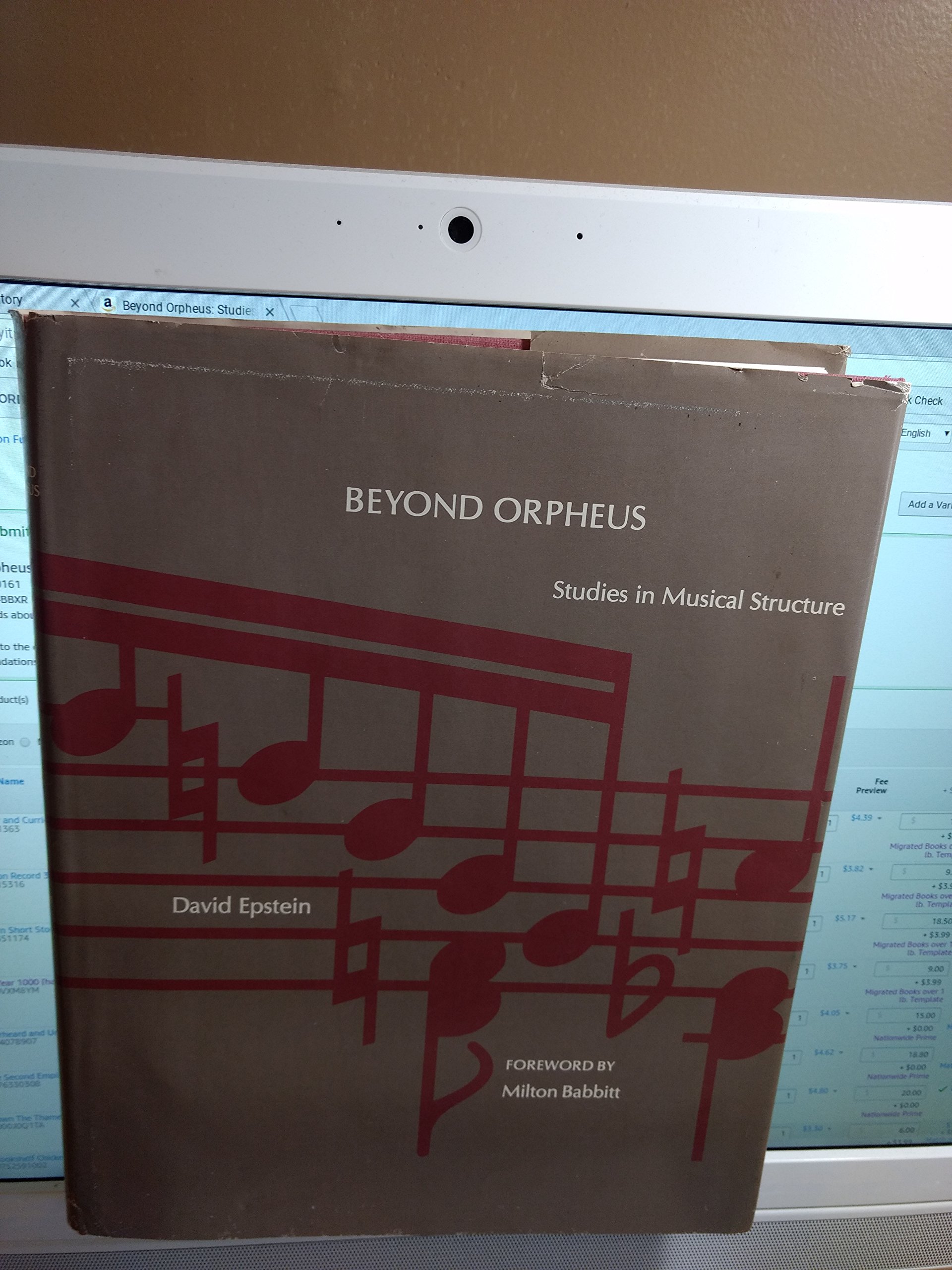 Beyond Orpheus: Studies in Musical Structure livre de théorie et analyse musicale