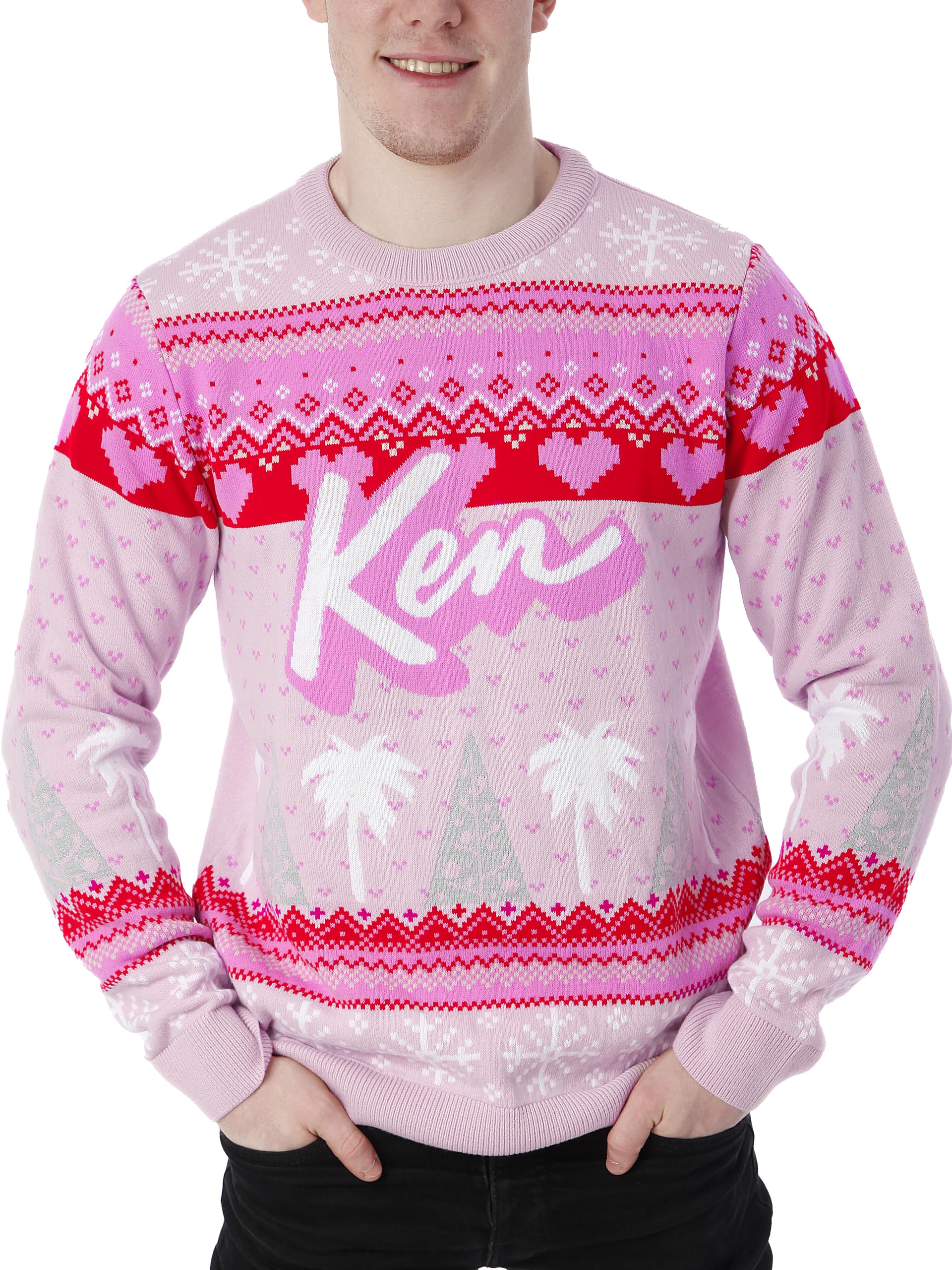 Barbie Kersttrui Dames | Dames Kersttruien | Roze XXL Barbie Kersttrui Dames | Dames Kersttruien | Roze XXL