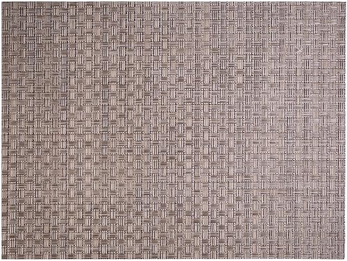 Miniatura 12 de Risch Manteles individuales tejidos de vinilo | Elegante mantel individual rectangular de tejido de plástico | Comedor en interior o exterior |