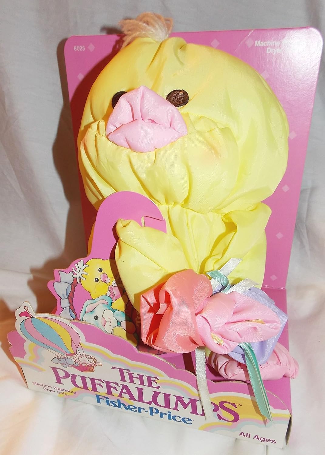 Blасk Frіdау Sаlе 2022 Vintage 1988 Puffalumps 9 Yellow Easter Duck Puffalump Holding Flowers
