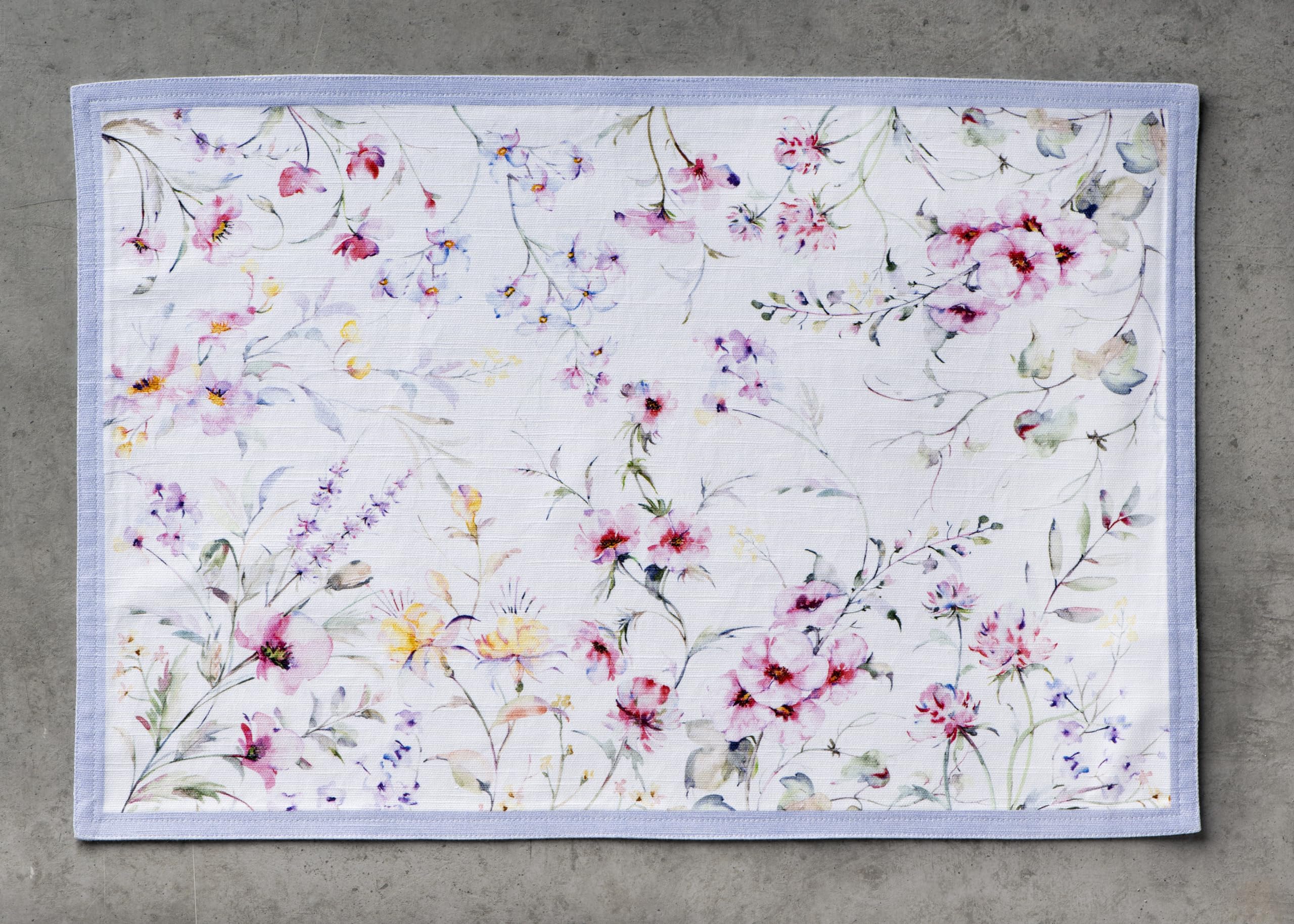 Maison d' Hermine Placemats Set of 4 100% Cotton Washable Reusable Table Mats for Home Kitchen Dining Party Wedding Restaurant Gifts for Mothers Day (Summer Floral - Image 2