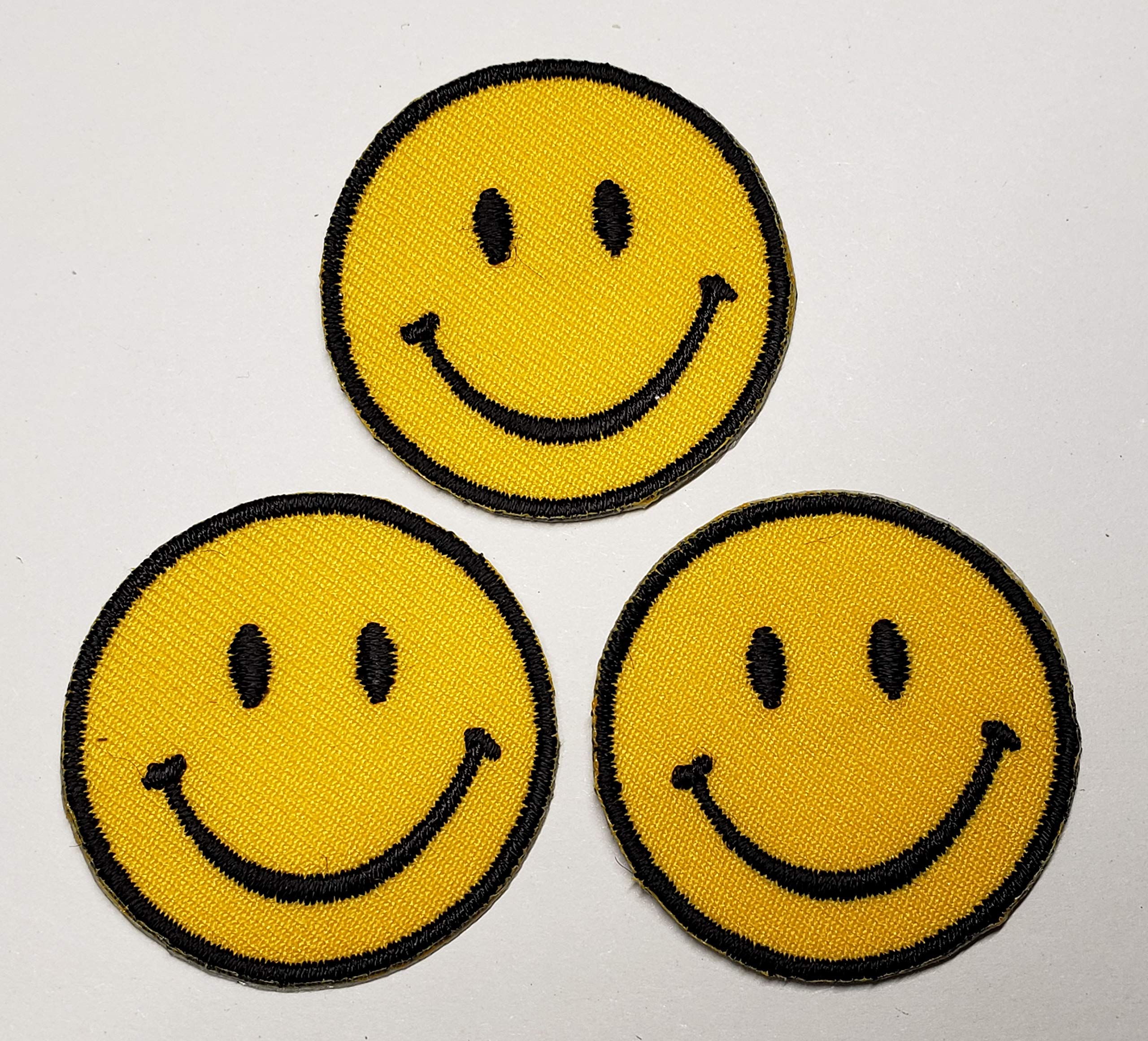 Amazon.co.jp: ワッペン スマイル YELLOW BM-53 : ホビー