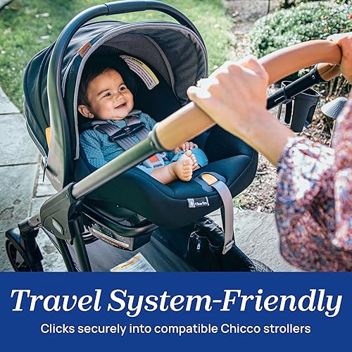 Miniatura 8 de Chicco KeyFit Max Zip ClearTex - Asiento y base de automóvil para bebés, asiento orientado hacia atrás para bebés de 4 a 30 libras, soporte para
