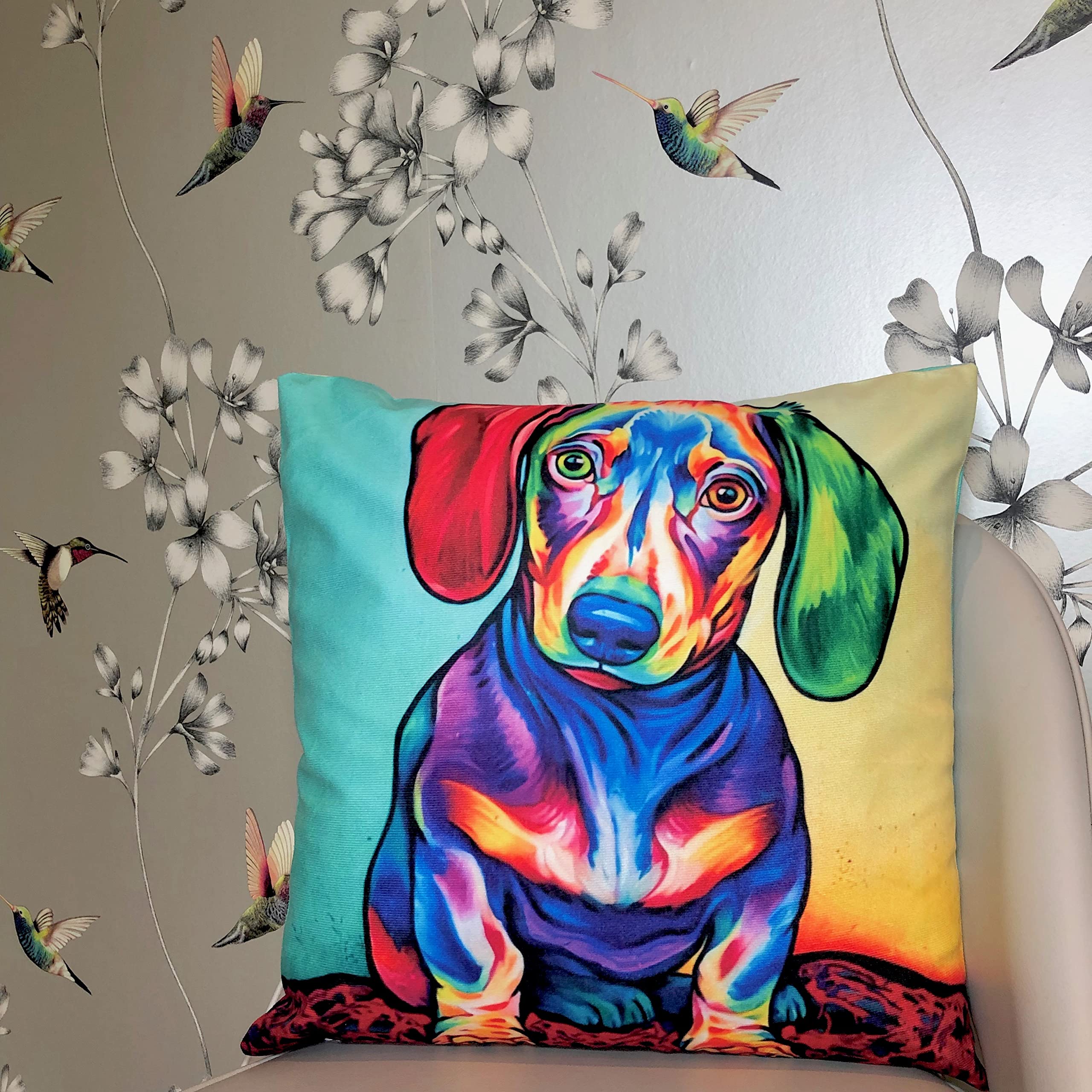 cuscino quillow cane bassotto- un cuscino con dentro un plaid - Pe