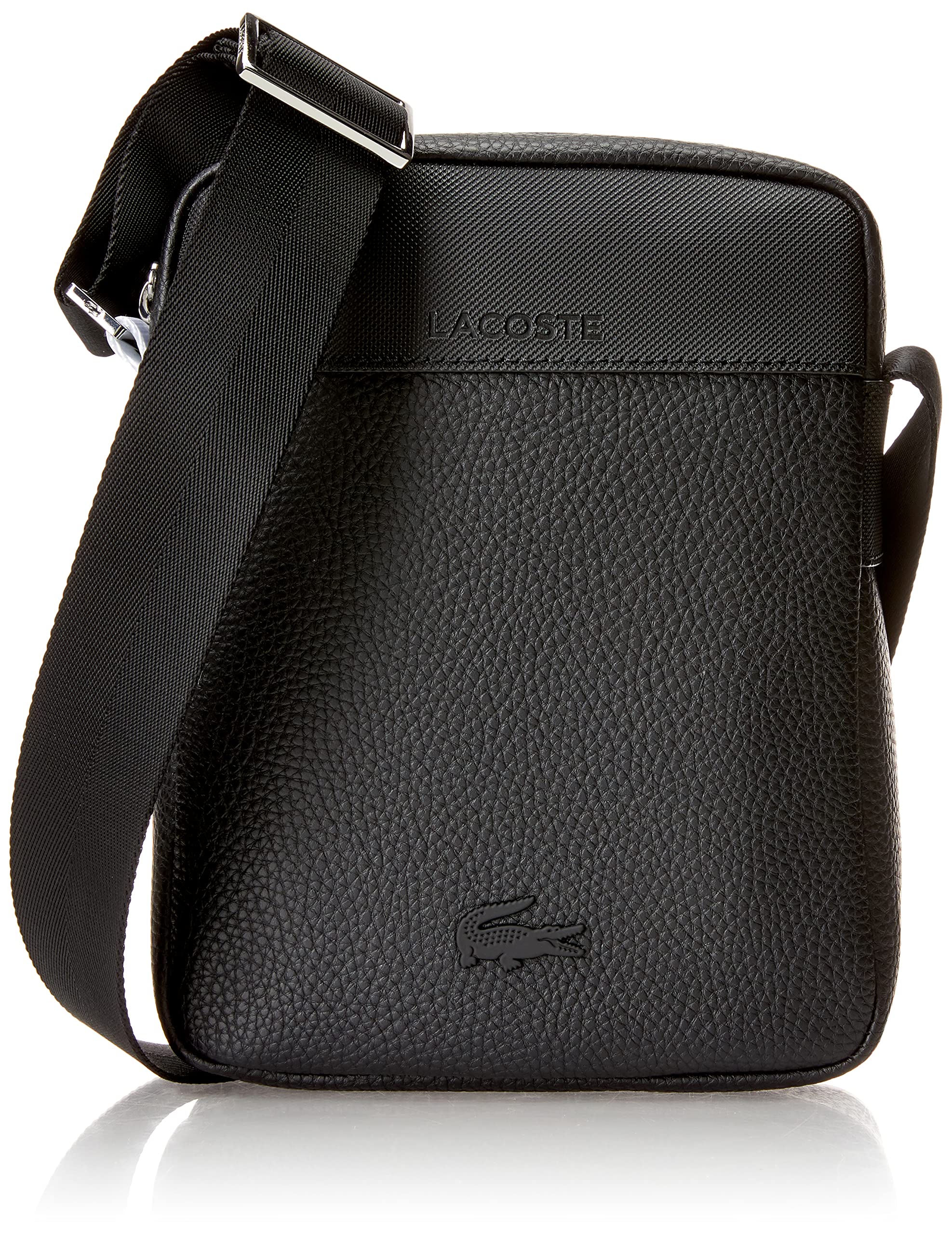 lacoste men's city court concept vertical camera bag
