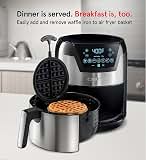 Gourmia GAFW598 2 in 1-5-Quart Digital Air Fryer + Waffle Maker — image 3