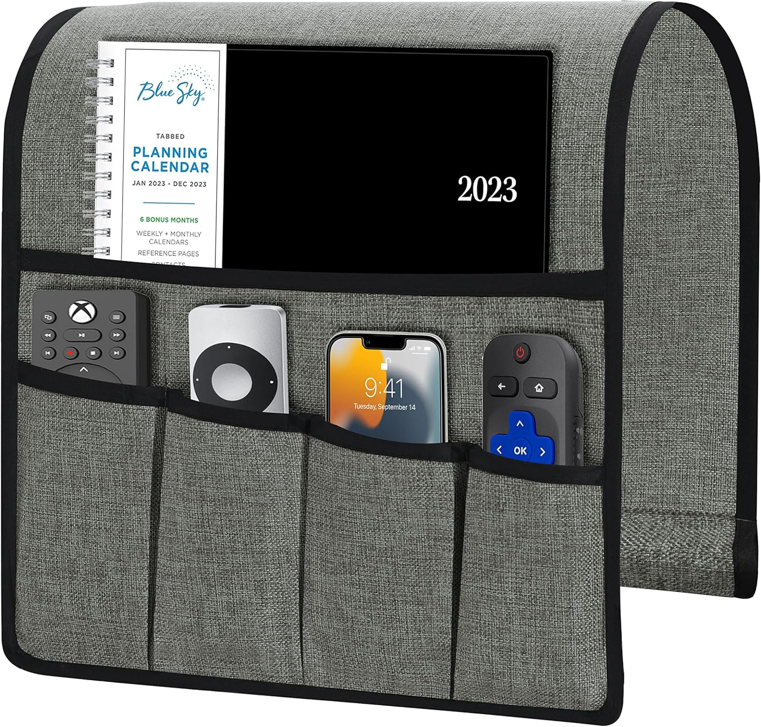 Remote Control Holder for Recliner Sofa Armrest Organizer