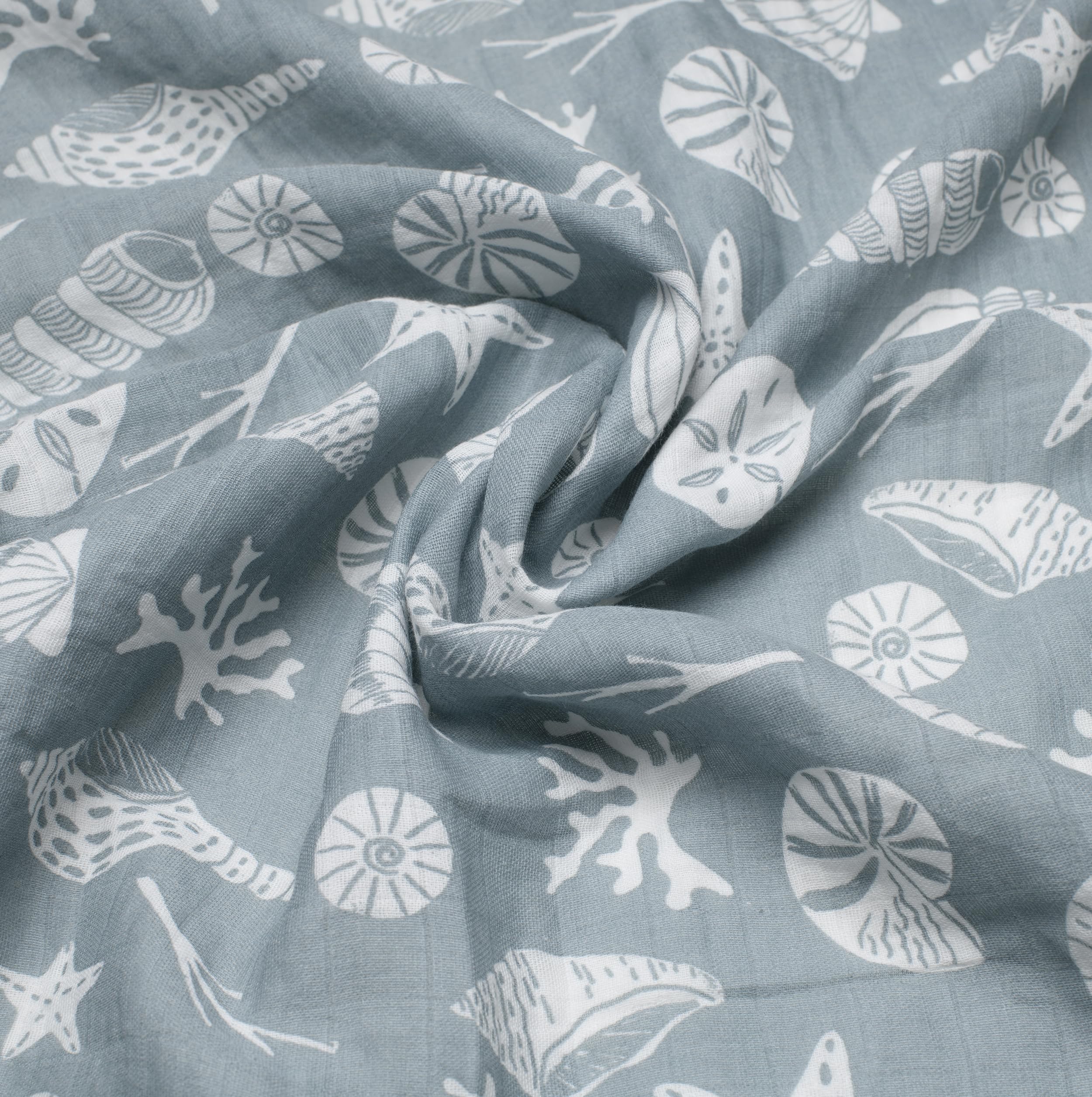 dinka! Baby Muslin Cloths, 100% Cotton Muslin Blanket for Delicate Skin - Image 2