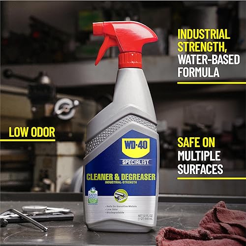 Miniatura 2 de WD-40 Specialist Limpiador y desengrasante, solución de limpieza multisuperficie, ideal para limpiar parrillas y piezas de parrilla, 32 onzas