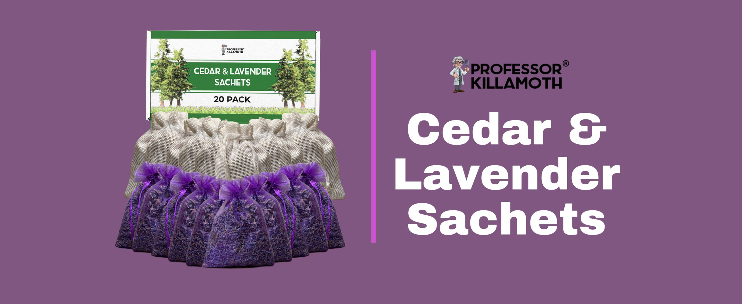 Amazon.com: Professor Killamoth Cedar Chips and Lavender Sachets