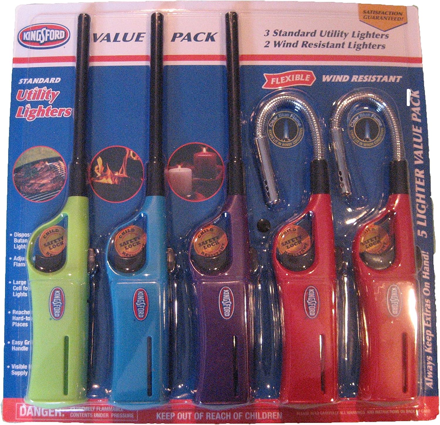 Kingsford Premium Grill Lighter (Pack of 5)