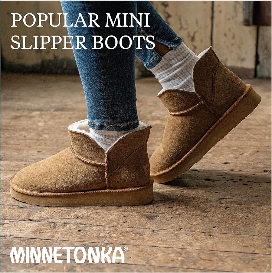 Amazon.com | Minnetonka Women's Mavie, Black, Size 5 | Ankle & Bootie