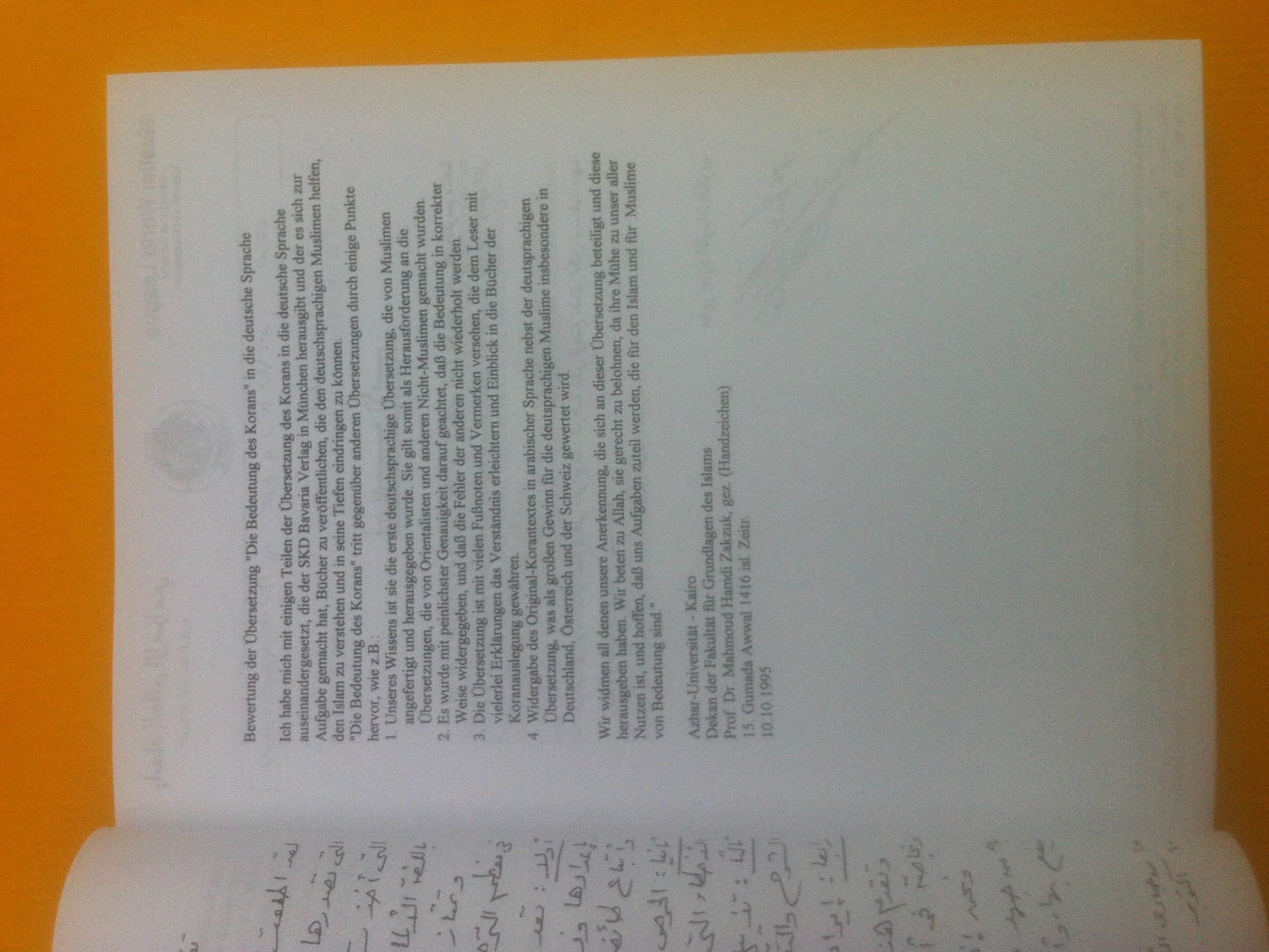 Die Bedeutung des Korans, Band 3
