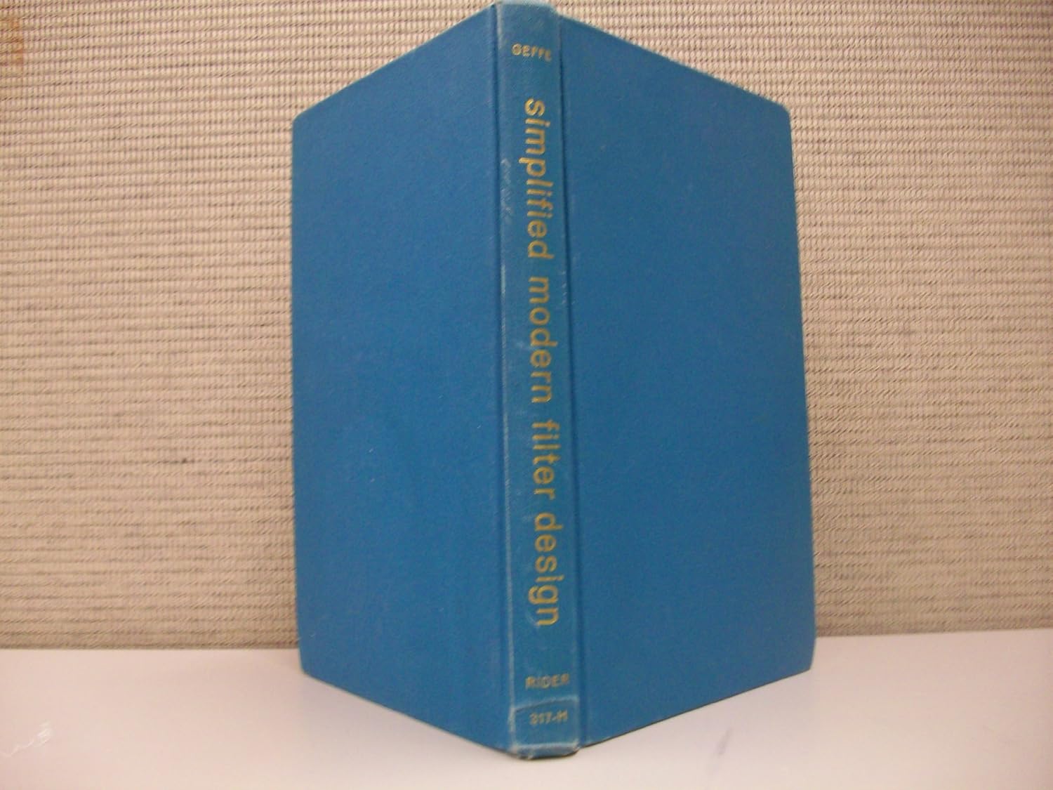 Simplified modern filter design: Geffe, Philip R.: Amazon.com: Books