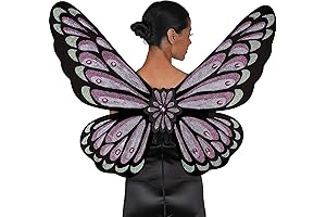 Multicolor Passion Wings for Adults: Elevate Your Halloween and Fairy-Themed Celebrations