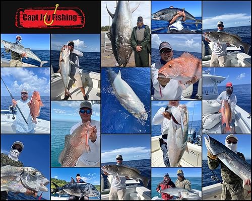 Miniatura 7 de Capt Jay Fishing Señuelos de agua salada, señuelos de lanzamiento de velocidad de jigging lento, señuelos artificiales de jigging vertical, señuelos